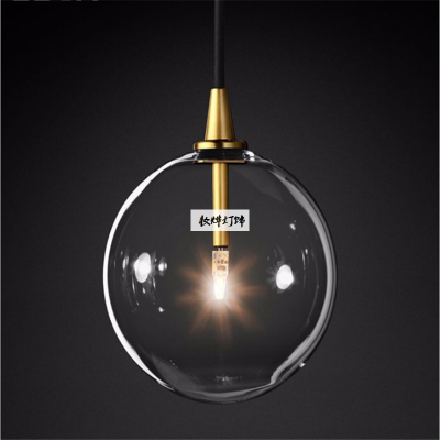 Nordic dining-room individual character originality glass bubble ball lamp is contemporary and contracted sitting room