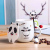 Panda cup creative personality trend mug coffee cup ceramic cup with cover spoon cartoon (60 containers)