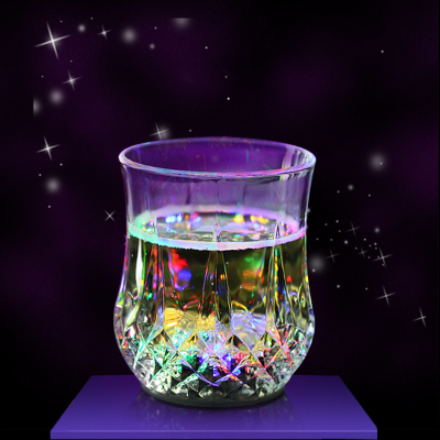 Factory Direct Creative LED Luminous Liquid Induction Water Cup Luminous Cup Colorful Flash Cup