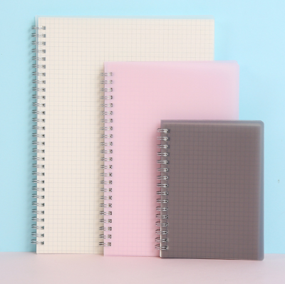 Mesh book geometry book frosted PP coil book notebook student notepad