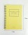 A5 note book 60sheets Office meeting writting book Student diary book memory book
