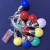 Colorful ball battery lamp string LED Edison bulb Bulb Colorful set of colorful plastic Euramerican heat