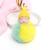 The new color matching sleeping doll hair ball key chain is popular in Europe and America