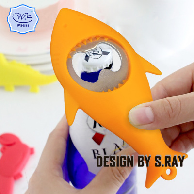SHARK LOBSTER OCTOPUS WHALE SEA ANIMAL SILICONE BEER OPENER