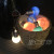Colorful ball battery lamp string LED Edison bulb Bulb Colorful set of colorful plastic Euramerican heat