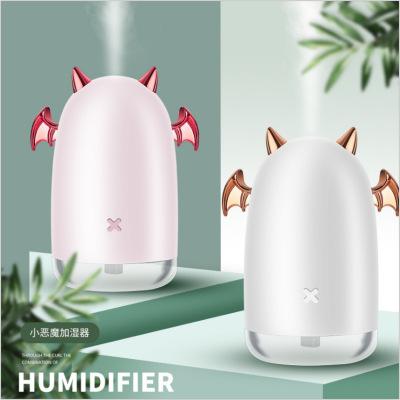 Little Devil Mini Humidifier USB Home Bedroom Office Desk Surface Panel Car Humidifier Creative Gift Customization