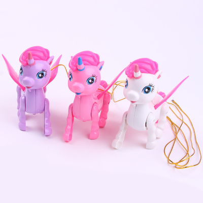 Electric rope unicorn cute concert luminous walking children's toys douyin web celebrity with boys and girls