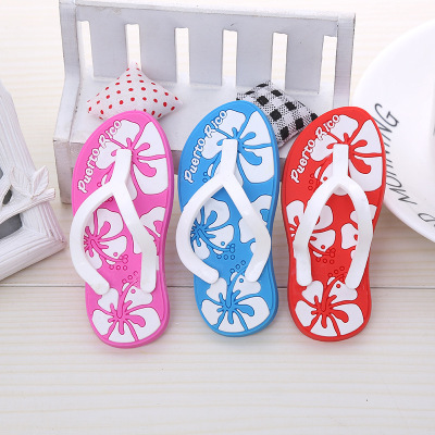 Keychain Accessories Cartoon Key Button New Hot Sale Slippers Style Key Chain Customization Factory Direct Sales