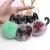 European and American new cat hair ball bag pendant cute imitation rabbit plush car handbag pendant promotional gifts