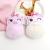 Cartoon cute PU bow-tie pig pig hair ball key chain bag key chain car accessories manufacturers customized