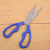 Amazon stainless iron + PP scissors office student paper cutting walnut clip household straight head scissors wholesale