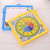 Factory Direct Sales Creative Style Small Clock Double-Sided Children Drawing Board Baby Educational Toys Early Education Tools