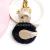 Korean creative crown goose feather ball key chain personalized PU leather swan exquisite small gift pendant accessories