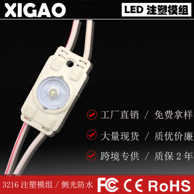 LED injection module factory hot wholesale mini 1led 0.6W12V 170angle 3years warranty 