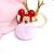 Creative PU Mickey Mouse hairball key ring lovers key ring accessories car ladies luggage