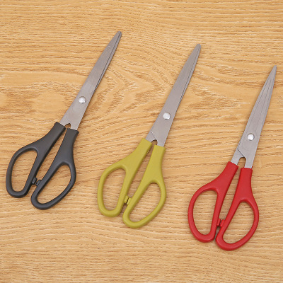 6.5-inch tiger scissors students hand cut office 4 color mixed color box factory direct to sample custom