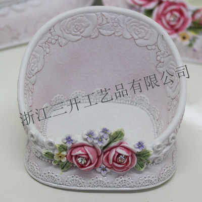 [Factory Direct Sales] Supply European Resin Jewelry Box Pastoral Style Home Decoration Wedding Decorations