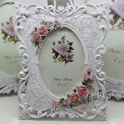 [factory direct sale] supply European rural style 6 inch resin frame home furnishing wedding decoration