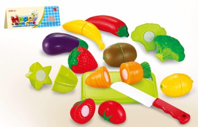 Children play 11pcs fruit and vegetable set