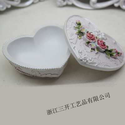 [factory direct sales] provide European pastoral style decoration resin jewelry box home decoration wedding