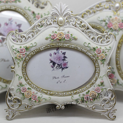 [factory direct selling] European 6 inches horizontal resin frame classical home decoration decoration