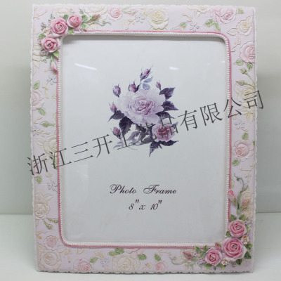 [factory direct sale] supply European 10 inch resin frame rural style home furnishing wedding decoration