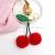 New hot selling cherry maomao ball key chain exquisite bag pendant manufacturers direct sales