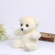 Popular Direct Sales Flocking Wedding Car Bear Foam Flocking Cute White Bear Wedding Wedding Car Ornaments Accessories