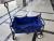 Portable folding fishing gear cart cart cart four-wheel tool cart