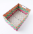 Multi-color grid pattern knitting storage basket storage box knitting storage basket organizing basket