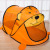 Children's Ocean Ball Pool Game Tent Little Tiger Grizzly Bear Pink Bear Cartoon Game House Foldable Game Tent