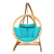 Outdoor swing chair balcony leisure hanging chair courtyard garden cradle chair adult solid wood hanging basket chair