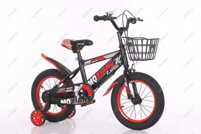 Wolf warrior generation children's bicycle leho bike iron wheel with cart basket