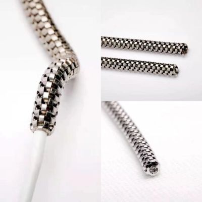 Stainless steel mesh chain the lantern chain data cable chain