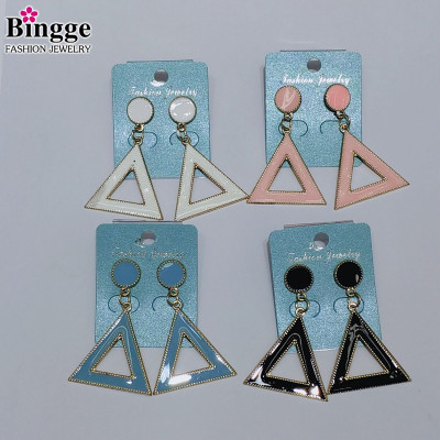 2019 new creative simple personality joker drop oil earring female style many exquisite earring manufacturers direct