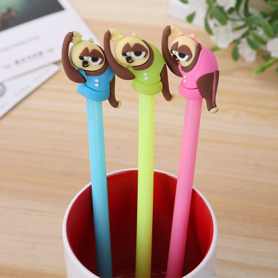 Korean Creative Stationery Wholesale Cute Sloth Lollipop 0.5mm Gel Pen · Ball Pen Factory Direct Sales