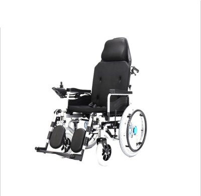 Electric wheelchairs with folding wheels for the elderly can be fully reclined