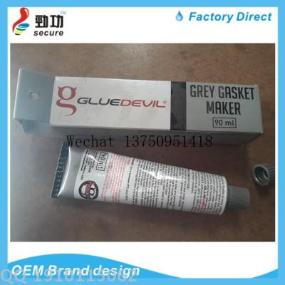 GREY GASKET MAKER gluedevil box packing 90ML RTV SILICONE