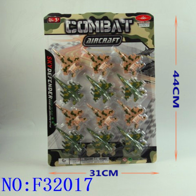 Children's toy camouflage military aircraft model F32017