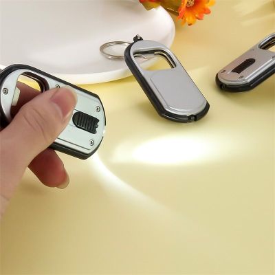 LED with light bottle opener key ring lamp