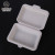Disposable Lunch Box Lunch Box for Take-Away Corn Starch Degradable Environmentally Friendly Lunch Box Packaging Takeaway Box Factory Wholesale