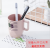 Nordic circular expressions using stripe cup handle children student picking fashion mouthwash cup simple thickening brushing teeth cup for wash cup