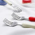 Stainless steel cartoon spoon kids fork spoon ins express 304 western tableware kindergarten gift