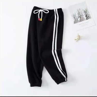 Slim-Fit Casual Pants Spring and Autumn 2019 New Children's Medium and Big Children's Cotton Sports Trousers Korean Style