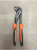 Two-color water pump pliers with sleeve handle, party handle, pipe pliers, movable pipe pliers, 10-inch water pump pliers