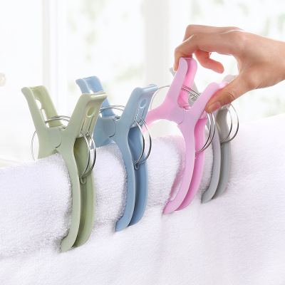 Plastic quilt big clip household strong clothes clip windproof clip air drying clip large multi-function air drying clip