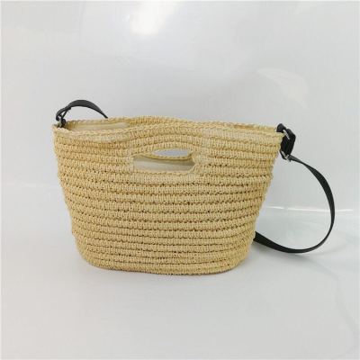 INS Hot Sale Straw Bag One Piece Dropshipping Leisure Travel Woven Bag New Paper String