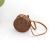 round Rattan Straw Bag Hand-Woven Bag European and American Fashion Style Small round Biscuit Straw Women's Bag