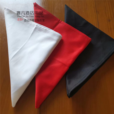 Zheng hao hotel supplies jin water absorbent cloth wipe restaurant cloth folded cotton absorbent cloth napkin mouth cloth