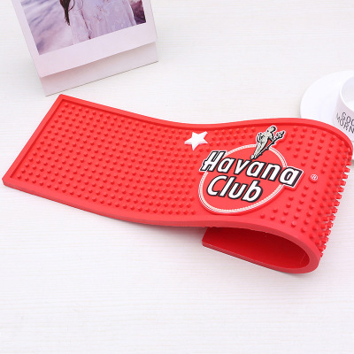 New Fashion Thickened Bar Mat Customized High Quality PVC Soft Glue Waterproof Gasket Creative Promotional Gifts Wholesale